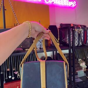 Celine vintage horseshoe buckle crossbody bag